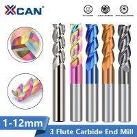 XCAN เครื่องกัด2023 1-12มม.,เครื่องกัด CNC คาร์ไบด์3ขลุ่ยสำหรับอลูมิเนียมไฟเบอร์กลาสอะคริลิคไม้พลาสติกทองแดง