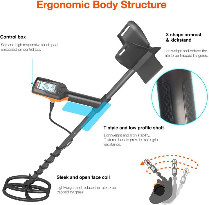 เครื่องตรวจจับโลหะ-quest-x5-metal-detector-เครื่องหาทอง-เครื่องตรวจจับโลหะใต้ดิน-จานลงน้ำได้-ของแท้จากอเมริกา