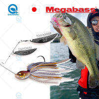 JAPAN Megabass SV-3 12 14 38 Oz. Double Single Willow Spinnerbait DW SR SC SW FISHING Lure ตกปลาทะเลน้ำจืดตกปลา