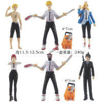 สินค้าใหม่ข้ามพรมแดน 4-4.5 นิ้วเลื่อยไฟฟ้ารูปมือ Pawa Demon Seven Soldiers Anime Doll Decoration 8 แบบถุง