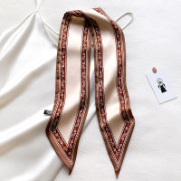 CICI Multifunctional Satin Silk Scarf ผ้าพันคอซาติน ลายฮิต ผ้าพันคอผ้าไหมขนาดเล็กสไตล์เกาหลี