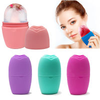 Skin Care Beauty Lifting Contouring Tool Silicone Ice Cube Trays Ice Globe Ice Balls Face Massager Facial Roller