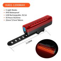 5200mAh Bike Lights HTK3 Bicycle Led Light Runtime 10+ Hours USB Rechargeable MTB Front Lamp Headlight as Flashlight