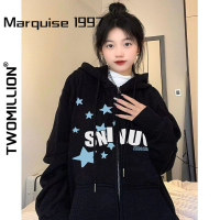 Marquise1997 เสื้อกันนหนาว เสื้อฮู้ด เสื้อกันหนาว ผญ เสื้อแจ็คเก็ตมีฮู้ดทรงหลวมใส่สบายทันสมัย WWY2390XOI 37Z230914