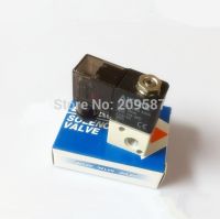 【Quality】 3V1-06 12V/24V ,110V/220VAC 3พอร์ต2Pos 1/8 "BSP ปกติปิดโซลินอยด์แอร์วาล์วขดลวด LED