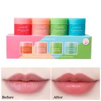 South Koreas Lanzhizhi Sleeping Lip Mask Sample Set Moisturizing Lip Pattern And And Repairing Day Lips Of Four Moisturizing Night B6R3