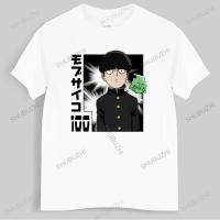 【Fashion】 men brand t shirt summer cotton tshirt Novelty Manga Mob Psycho 100 Tshirt Men Shigeo Kageyama T Shirt Ekubo drop shipping แฟชั่นแขนสั้นผ้าฝ้าย