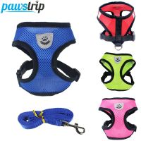 Mesh Small Dog Harness and Leash Set Puppy Cat Vest Harness For Chihuahua Pug Bulldog arnes perro Cat Dog Harness Vest petshop