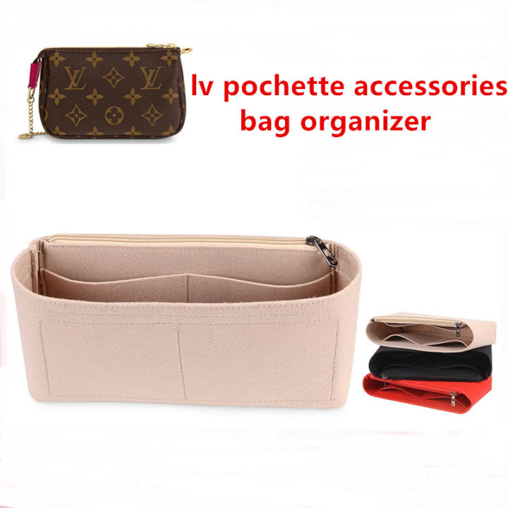 Louis Vuitton Felicie Pochette bag organiser liner Insert