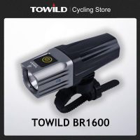 TOWILD BR1600 Lumens Profesional Basikal Cahaya ด้านข้าง IPX6 Kalis USB อากาศ Boleh Dicas Semula ไฟจักรยาน Aksesori Lampu Suluh