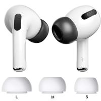 【CW】3 Pcs Soft หูฟังซิลิโคนสำหรับ Apple Airpods หูฟังรุ่นโปรเคล็ดลับสำหรับ Air Pods 3 L M S ขนาดหูฟัง Eartips หูฟังอุปกรณ์เสริม A วันวาเลนไทน์ กำนัล ของขวัญ gift gift