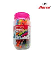 HORSE ตราม้า ปากกาลูกลื่น 0.7 mm.H-615 หมึกน้ำเงิน(1x50)