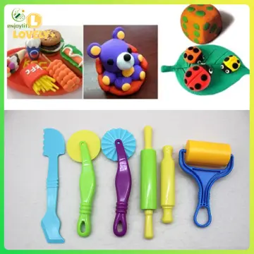 26PCS Playdough Tools and Cutters Set, Plasticine Tools and Cutters for  Toddlers Kids Children, Plastic Play Dough Rollers Cutters Molds Dough  Tools Set