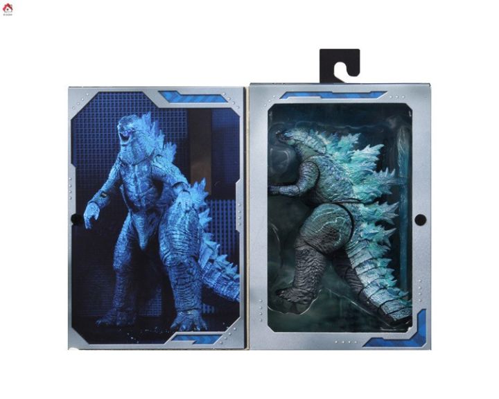 ultraman-ikxrm-neca-godzilla-2019-โมเดลตุ๊กตาของเล่นสําหรับเด็ก-ก๊อตซิล่า-ปะทะ-ฟิกเกอร์คิงคองเคลื่อนย้ายได้-godzilla-monster-โมเดลเจ็ตนิวเคลียร์ของเล่นเด็ก-toy