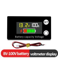 Digital Voltmeter DC 8v to 100V Digital Voltmeter Voltage Electric display For LFP4 12V 24V 36V 48V Lithium lead acid battery