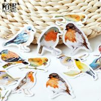 45pcs/pack Kawaii Stationery Stickers bird pattern scrapbooking planner Posted It journal School Supplies papelaria Stickers Labels