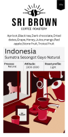 Indonesia Sumatra Sesongot Gayo Natural บรรจุ 100 กรัม