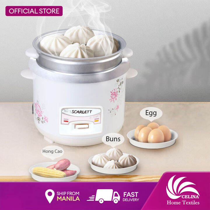 1/1.5L Stainless Steel Automatic Electric Rice Cooker With Steamer Heat Preservation Type