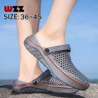 READY STOCK WZZ Men Hollow out Sandals Summer Hole Shoes รองเท้าแตะแบบสวม แฟชั่น สำหรับทุกเพศ ไซซ์ 36-45 V726