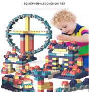 bộ lego lắp ráp xếp hình 520 chi tiết phát triển tư duy logic của bé