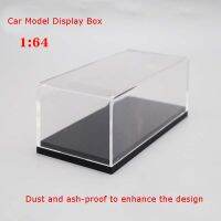 1:64รถรุ่น Dustproof Storage กล่องอะคริลิคใส Ash Cover ตู้โชว์สำหรับ164 Domeka Kyos Mini Car