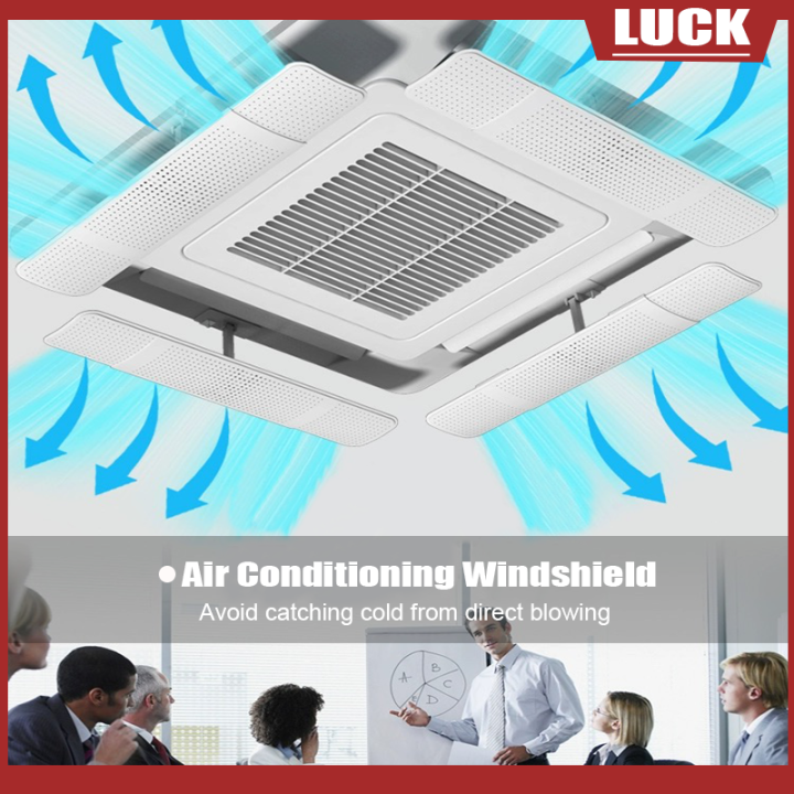 【24H Ship】LUCK Air Conditioning Wind Deflector Cold Air Deflector