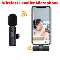 Wireless Lavalier Microphone Portable Audio Video Recording Mic For Tik Tok Android Live Streaming Game Mobile Phone