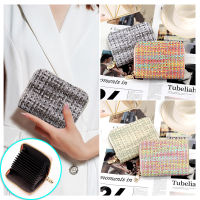 PU Leather Card Bag Coin Purse Portable Card Holder Business Card Bag Card Holder Woven Card Bag Multi-card Slots Cards Holders