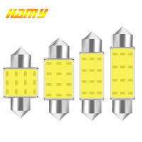 1 PCS C10W C5W LED COB หลอดไฟ Festoon 31 มม.36 มม.39 มม.41 มม.สำหรับรถภายในโดมอ่าน Trunk ไฟป้ายทะเบียน 12V 7000K-jjjvjvjyvuyvksbjd