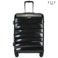 ELLE Travel Rip Curl Collection กระเป๋าเดินทางขนาดกลาง 24"นิ้ว100% โพลีคาร์บอเนต(PC) คันชักอลูมิเนียม ล้อหมุน 360องศา ระบบซิปคู่ความปลอดภัยสูงและซิปขยาย