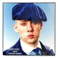 John Shelby จอห์น เชลบี้ Peaky Blinders พีกี้ ไบลน์เดอร์ รูปภาพ​ติด​ผนัง​ pop art พร้อมกรอบและที่แขวน แต่งบ้าน​ กรอบรูป​​ ของขวัญ รูปภาพ