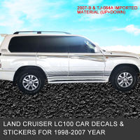 เหมาะสำหรับ Toyota Land Cruiser LC100สติ๊กเกอร์ติดรถยนต์สี Bar Rand Cooluze 4500 4700 Decals