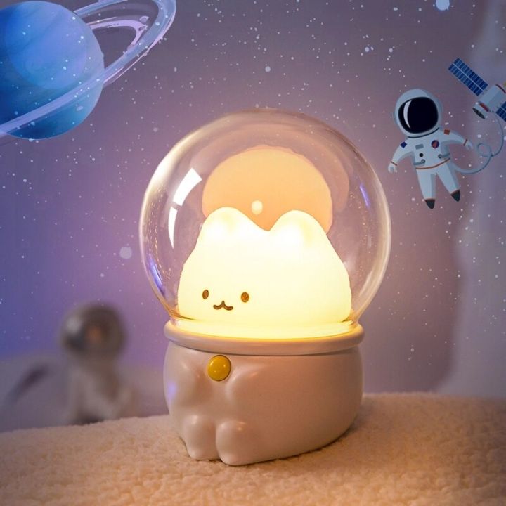 led-night-light-space-capsule-cute-cat-rabbit-lamp-kawaii-for-kid-baby-children-bedroom-bedside-decor-light-soft-warm-gift-lamps