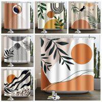 【CW】∋  Wind Shower Curtain Abstract Mid for Hotel Bathtub 180x240