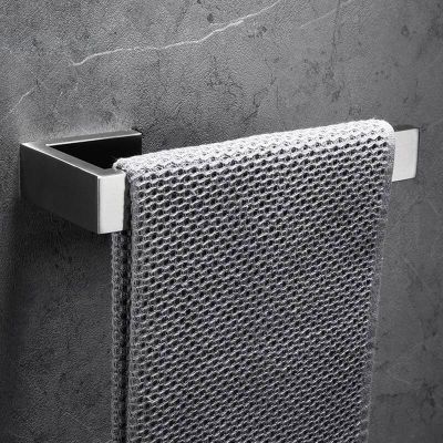 New 304 Stainless Steel Brushed Towel Racks For bathroom wall-mounted Single Towel Racks