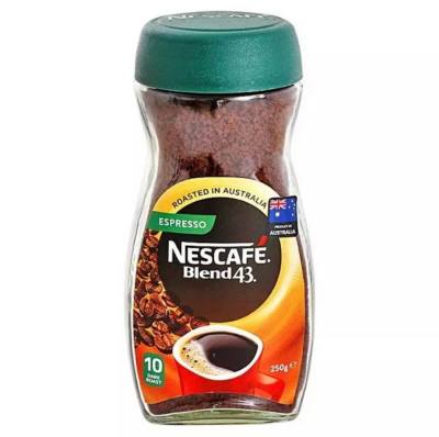 Nescafe Espresso Blend 43 Instant Coffee 250g. เนสกาแฟ เอสเพรสโซ เบลนด์ 43 250กรัม