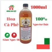1 lít mật ong hoa cà phê nguyên chất, mật ong hoa nhãn nguyên chất