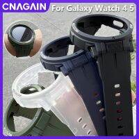 CNAGAIN 2023เคสสายซิลิโคนล่าสุดสำหรับ Samsung Galaxy Watch 5 Pro 45Mm ForGalaxy Watch 5 4 40Mm 44Mm