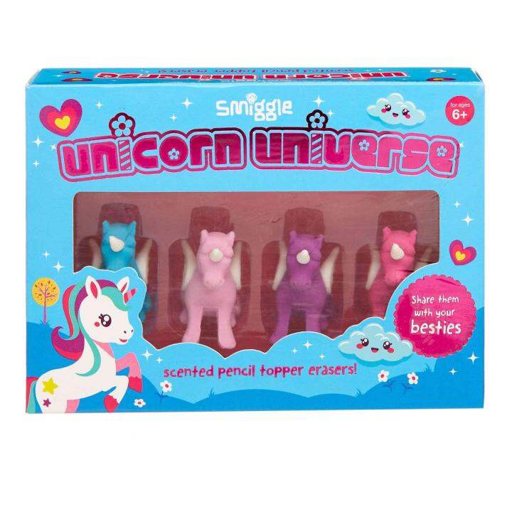 Smiggle Unicorn Eraser Set Lazada PH