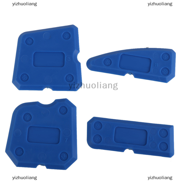 yizhuoliang-4pcs-caulking-tool-kit-ซิลิโคน-joint-sealant-spreader-ไม้พายขูดขอบซ่อมเครื่องมือพื้นกระเบื้องขอบทำความสะอาดมือเครื่องมือ