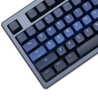 Gradient Dark Blue Keycaps สำหรับ61 63 64 68 84 87 96 104 108 Alice Ergo คีย์บอร์ด BOBO โปรไฟล์ ABS Backlight Key Cap