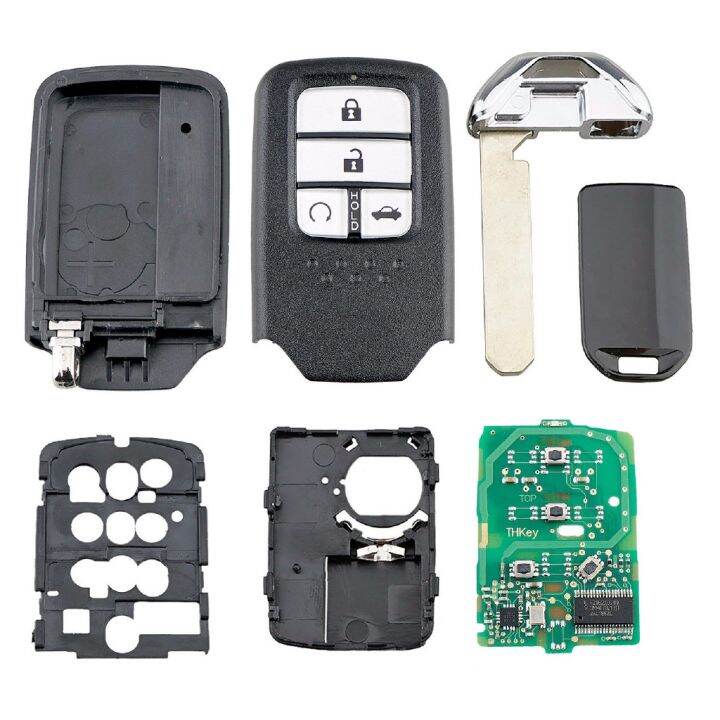 กุญแจรีโมทสมาร์ท-4-ปุ่ม-433-mhz-id-47-chip-fit-สําหรับ-honda-civic-2014-2017