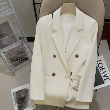 White on sale blazer coat