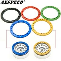 AXSPEED 4PCS CNC Aluminum Wheel Outer Beadlock Ring for 1.9" 2.2" Wheels Rim 1/10 RC Crawler Axial SCX10 TRX4 D90 Electrical Connectors