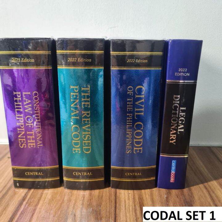 Codal Set Central (2022) Civil, Consti, Revised Penal Code, and Revised ...