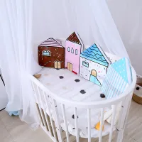 Childrens Room Bed Home Crib Anti-Collision Head Anti-Collision Fence