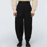 Mens Loose High Waist Overalls Are Fashionable And Popular. Korean Large New Overalls Are Casual Wide Leg Leggings