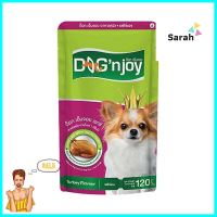 อาหารเปียกสุนัข DOG N JOY POUCH TURKEY 120 ก.WET DOG FOOD DOG N JOY POUCH TURKEY 120G **สินค้าแนะนำ**