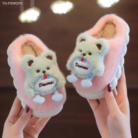 【hot】❃▨  Slippers Kids Shoes Cotton Middle Floor Warm Indoor