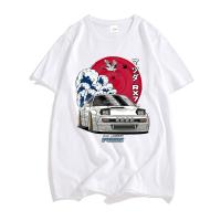 Hot Selling Initial D Anime Graphic T Shirt Men Jdm Mazda Rx7 Turbo Crew Neck T Shirt Y2K Loose